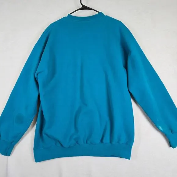 VTG Charlotte Hornets Basketball Sweatshirt Mens Large Logo Athletic 0826 - Picture 2 of 12